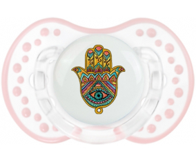 Judaísmo: Khamsa bad eye: Retro-white-pink-tender classic Tetine tip Lovi Dynamic