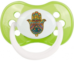 Judaísmo: Khamsa evil eye: Clásico punta anatómica tetina verde