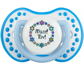 Mazel Tov design-1: Punta tetina azul blanco fosforescente Lovi Dynamic
