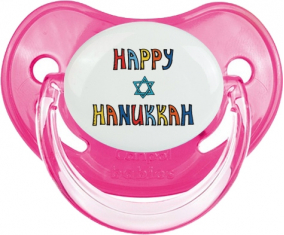 Judaísmo: Feliz hanukkah design-2: Classic Rose Tetine fisiológico tip