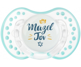 Judaísmo: mazel tov hebreo design-2: Retro-white-lagoon classic Tetine tip Lovi Dynamic