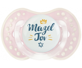 Judaísmo: mazel tov hebrew design-2: Retro-pink-tender classic Tetine tip Lovi Dynamic