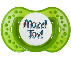 Judaísmo: mazel tov hebreo design-3: Classic Green Tetine tip Lovi Dynamic