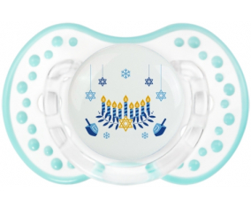 Judaísmo: Diseño hanukkah-2: Retro-white-lagoon clásico tetina punta Lovi Dynamic