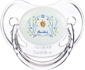 Judaísmo: Hanukkah design-3: Consejo fisiológico tetino clásico transparente