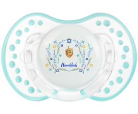 Judaísmo: Hanukkah design-3: Retro-white-lagoon classic Tetine tip Lovi Dynamic