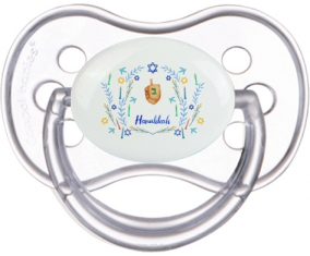 Judaísmo: Hanukkah design-3: Punta anatómica tetina clásica transparente