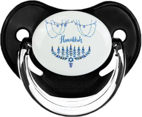 Judaísmo: Diseño hanukkah-4: Punta fisiológica tetina negra clásica