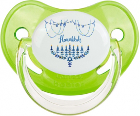 Judaísmo: Diseño de Hanukkah-4: Consejo fisiológico tetino verde clásico