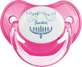 Judaísmo: Diseño de Hanukkah-4: Punta fisiológica clásica de Rose Tetine