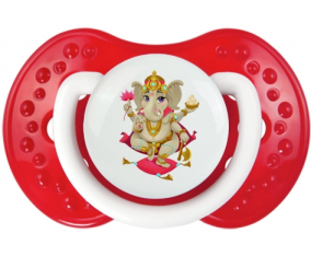 Ganesha hindú: Clásico punta tetina de color rojo blanco Lovi Dynamic