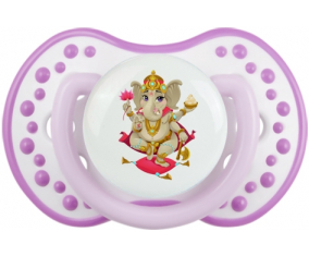 Ganesha hindú: Clásico punta tetina de color blanco-malva Lovi Dynamic