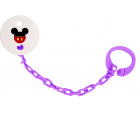 Attache-TetineDisney Mickey corta el color violeta rojo