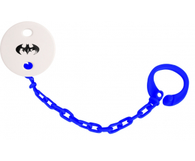 Attache-tetineBatman logotipo negro marino