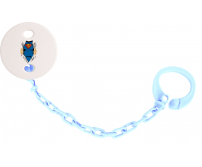 Attache-tetineSuperman design-1 color Sky Blue
