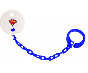 Attache-TetineLogo Superman rompe la pared de color marino