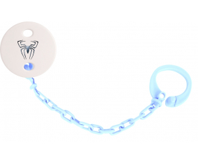 Attache-thra Spiderman spider color Sky Blue