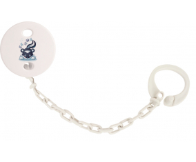 Attache-tetineAnimaux divertido skunk color blanco