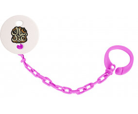 Attache-tetineIslam eid moubarek design-4 color Rosa fuschia