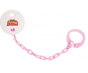 Attache-tetineMuslim wa aftakhir en color rosa claro árabe