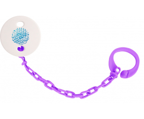 Attache-tetineBism allah alrahman alraheem en Violet Blue