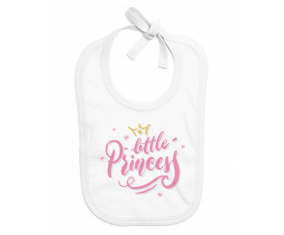 Bavoir bebé personalizado mi pequeña princesa diseño-4