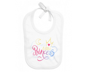 Bavoir bebé personalizado Mi pequeño princesa diseño-7