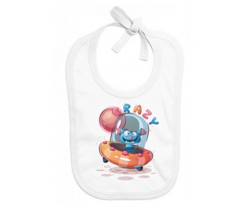 Bavoir bebé personalizado loco animales divertidos