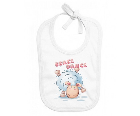 Bavoir bebé personalizado divertido animales freno danza