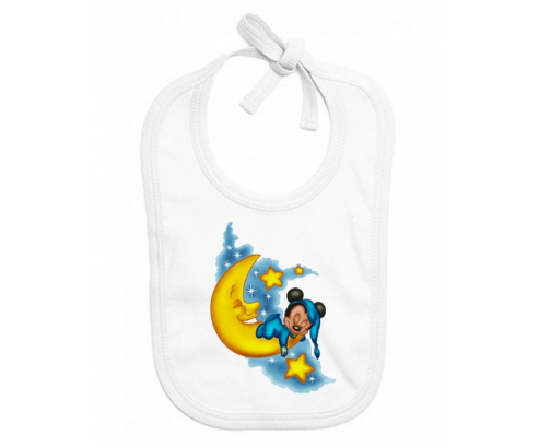 Bavoir bebé personalizado Disney Mickey Buenas noches