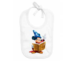 Bavoir libro de magia personalizado del mago Disney Mickey