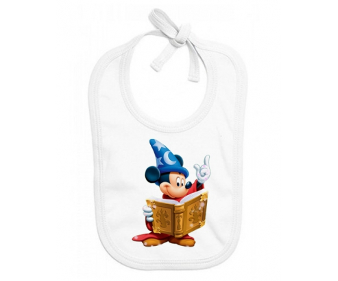 Bavoir libro de magia personalizado del mago Disney Mickey