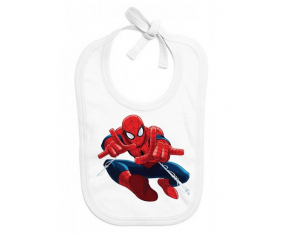 Bavoir spiderman personalizado design-3 bebé con nombre de pila