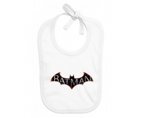 Bavoir bebé personalizado batman logo design-2