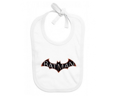Bavoir bebé personalizado batman logo design-2