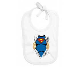 Bavoir Bebé Personalizado Superman Diseño-1