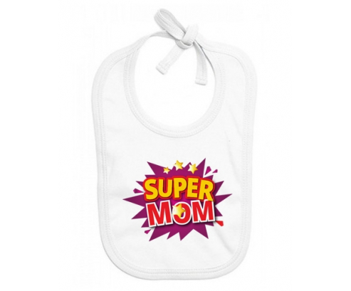 Bavoir Super MOM Bebé Personalizado