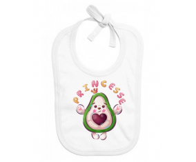 Bavoir bebé personalizado animales divertidos princesa