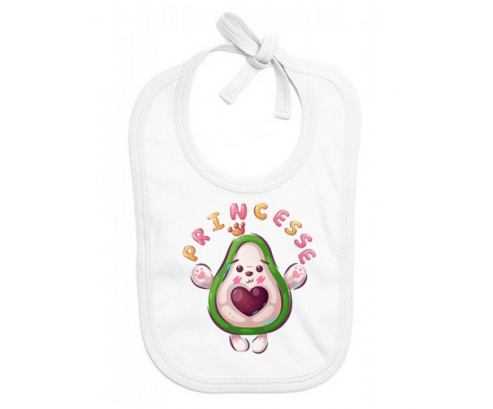 Bavoir bebé personalizado animales divertidos princesa