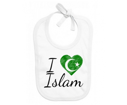 Bavoir bebé personalizado amo el Islam