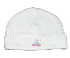 Bonnet bebé personalizado mi pequeña princesa diseño-1