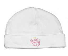 Bonnet bebé personalizado mi pequeña princesa diseño-4