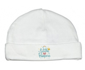 Bonnet bebé personalizado mi pequeña princesa diseño-6