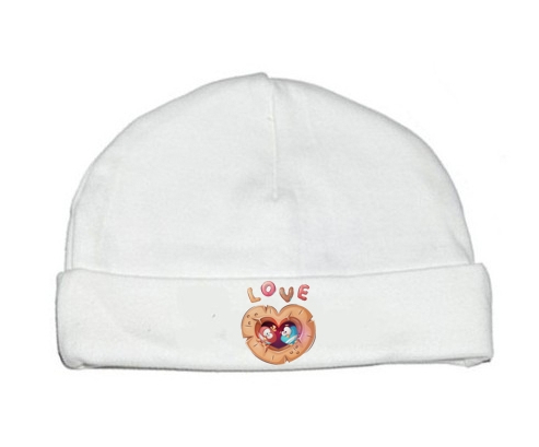 Bonnet bebé animales personalizados divertidos búhos amor