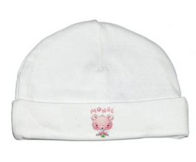 Bonnet bebé personalizado animales divertidos ratón