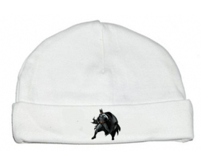 Bonnet diseño personalizado del bebé Batman-1