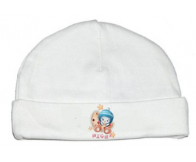 Bonnet bebé personalizado animales divertidos Pinguin Noche