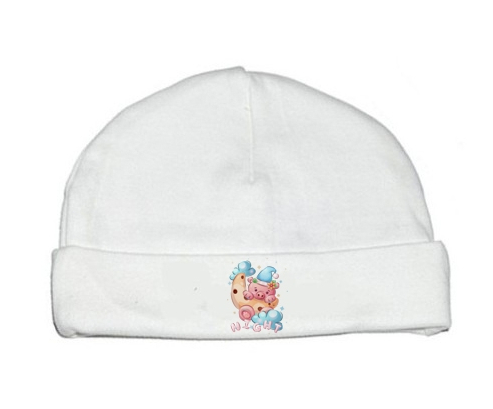 Bonnet bebé personalizado animales divertidos cauchon noche