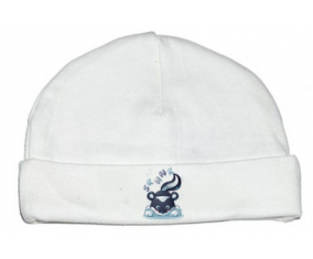 Bonnet bebé personalizado animales divertidos Skunk