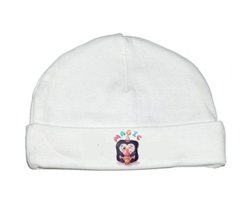 Bonnet bebé personalizado animales divertidos magia